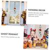 Wooden Ghost Hanger, 1 Pc., Halloween Decoration Prop view 3