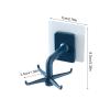Self-Adhesive Rotating Utensil Holder Hook view 2