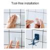 Self-Adhesive Rotating Utensil Holder Hook view 3