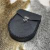 Medieval PU Leather Belt Pouch, Vintage Embossed Design view 4