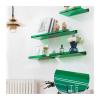 Floating Acrylic Shelves, 4-Pack, Green view 4