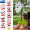 Magnetic Fly Screen for Windows, 90 x 150 cm, Self-Closing, No Drilling, Black view 2