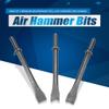 Pneumatic Chisel Bits with .401 Shank, 3-Piece Air Hammer Chisel Set, Round Shank, 18 x 5 x 2 mm view 3