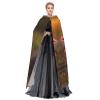 JDFHGNU Adult Unisex Hooded Cloak, Witch Cape, Cat Floral Pattern view 2