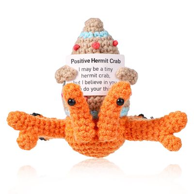 TOYMIS Positive Crochet Crab