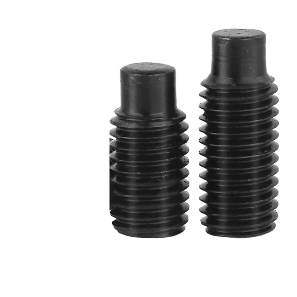 AYYSSM Black Hex Socket Screws with Pin, M3–M10 (8 mm, M3, 50 pcs)