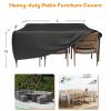Waterproof Garden Furniture Cover 265 x 225 x 85 cm, 420D Oxford Fabric, Black view 3