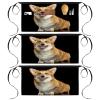 VAPOKF 3-Pack Waist Aprons, Short Server Aprons with 3 Pockets, Welsh Corgi Dog, 23.6 x 12 in/60 x 30.5 cm view 1