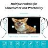 VAPOKF 3-Pack Waist Aprons, Short Server Aprons with 3 Pockets, Welsh Corgi Dog, 23.6 x 12 in/60 x 30.5 cm view 3