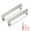 Redunest Cabinet Handles, Brushed Nickel, 128 mm Hole Spacing, 50-Pack view 1