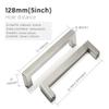 Redunest Cabinet Handles, Brushed Nickel, 128 mm Hole Spacing, 50-Pack view 2