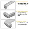 Redunest Cabinet Handles, Brushed Nickel, 128 mm Hole Spacing, 50-Pack view 3