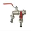 WTAXBH Zinc Alloy Garden Faucet, 1 Inlet, 2 Outlets, with Double Nipple view 1