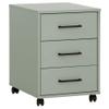 Lomadox Mobile File Cabinet with 3 Drawers, Pistachio Green view 1