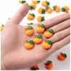 WSDMAVIS Mini Resin Pumpkins for Crafts, Flat Back, 50 Pieces view 2