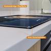 Wallario Glass Stovetop Cover/Splash Guard, 90 x 52 cm, 1-Piece, Penguin Series view 4