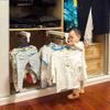 XINFAPAI 500 mm Sliding Pants Rack for Wardrobes, 25 kg Capacity view 2