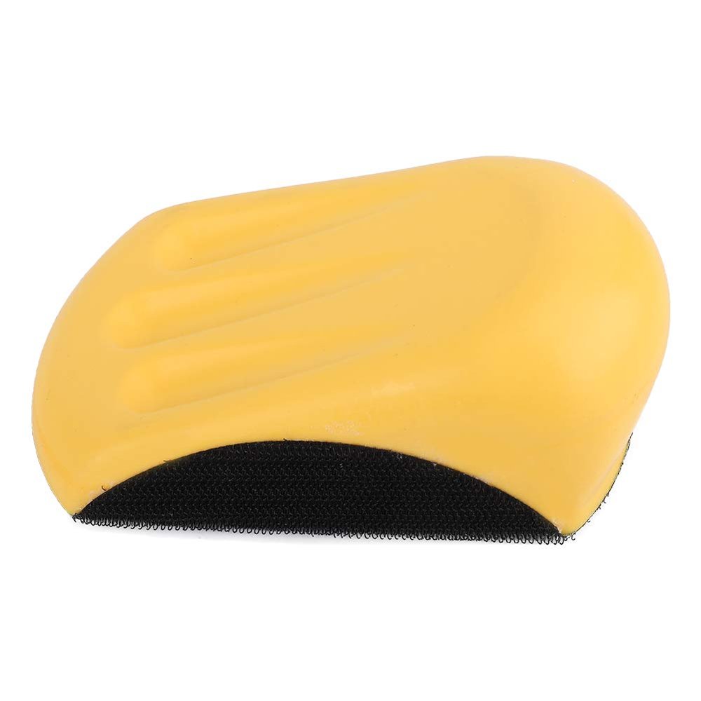 Tixiyu Hook-and-Loop Hand Sanding Pad Block, Polishing Sanding Disc 5/6 (5 in/125 mm)