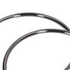 Round Handbag Handles, Shiny Iron DIY Replacement Handles view 3