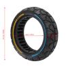 Drfeify 10x3-Inch Off-Road Solid Tires with Colored Lines for Electric Scooters view 3