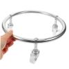 Mobestech Stainless Steel Propane Tank Holder with Wheels and Brake view 3