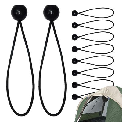 Ball Bungee Cords, Elastic Stretchable Tarpaulin Tie-Down Straps