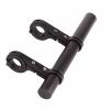 20 cm Bicycle Handlebar Extension, Multifunctional Aluminum Alloy Mount, Stopwatch and Headlight Holder, Black view 1