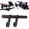 20 cm Bicycle Handlebar Extension, Multifunctional Aluminum Alloy Mount, Stopwatch and Headlight Holder, Black view 2