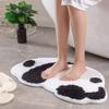 Panda Bathroom Rug, Cartoon Animal Floor Mat, Cute Irregular Absorbent Non-Slip Mat view 3