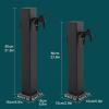 Freestanding Stainless Steel Garden Water Post with Hose Holder, Frost-Proof Faucet, 60 cm/23.6 in view 2