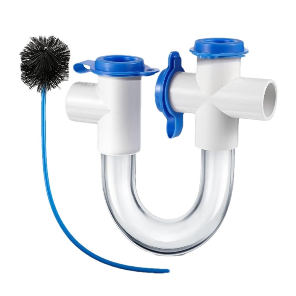 Clear P-Trap, 3/4-Inch Clear Condensate Trap