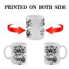 Funny Coffee Mug with “You Call It Chaos, We Call It Family” Quote, Ceramic, 325 ml view 4