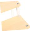 Hoement Tiered Acrylic Display Stand, Double-Tier Ladder Shelf view 4