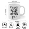 Little Miss Pumpkin Pie Coffee Mug, 325 ml, Ceramic, White view 3