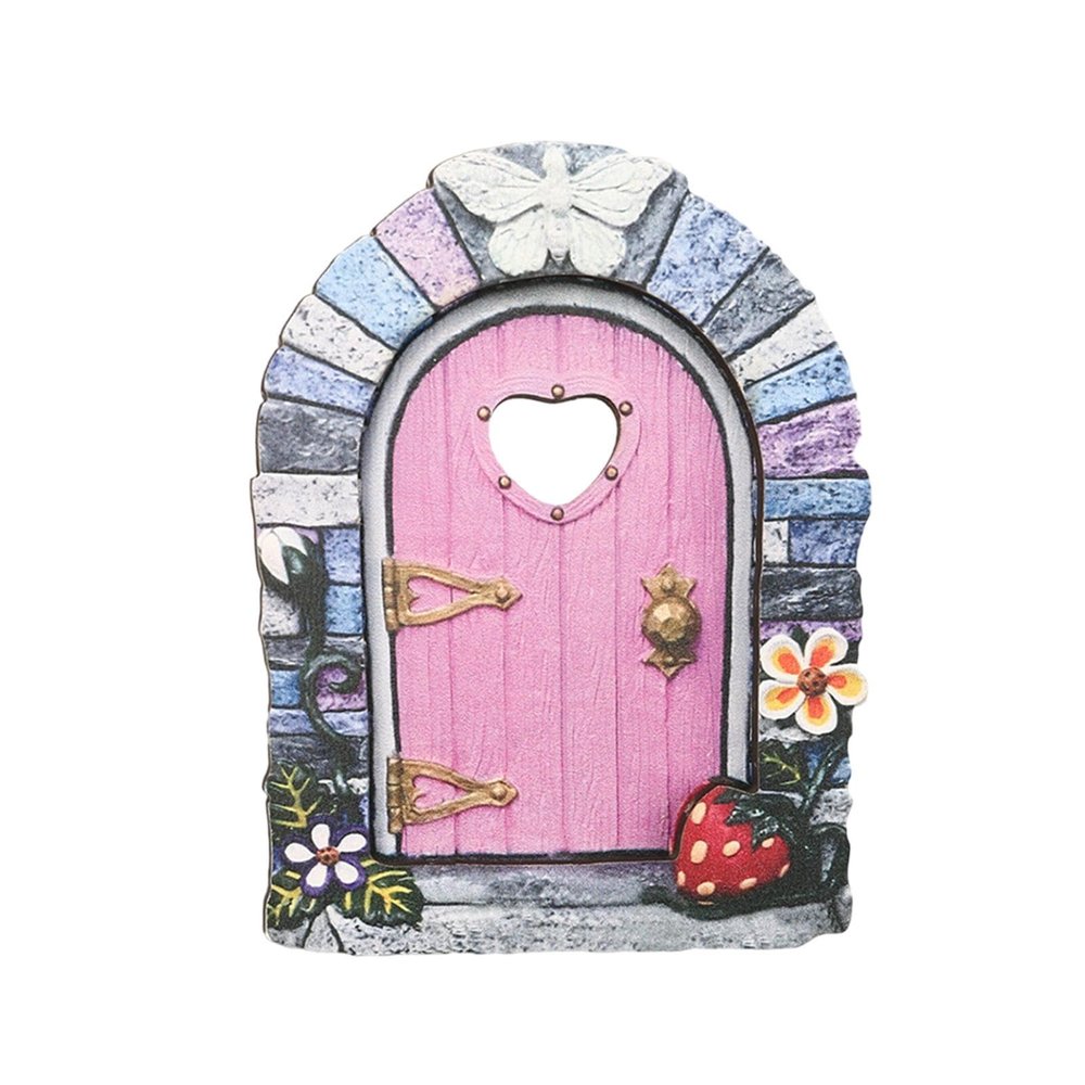Wooden Fairy Door Garden Miniature