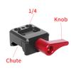 CS PRIORITY NATO Rail Clamp with Quick Release, Aluminum Alloy, 6.35 mm Mounting Holes view 3