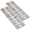 Tabs Flags in Various Colors, 1.2 x 4.4 cm Adhesive Tabs, Easy to Send, 4 Portable Dispensers, 400 Sheets Total view 2
