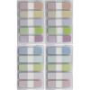 Tabs Flags in Various Colors, 1.2 x 4.4 cm Adhesive Tabs, Easy to Send, 4 Portable Dispensers, 400 Sheets Total view 3