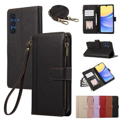 PU Leather Wallet Flip Case for Samsung Galaxy S20, Black