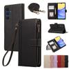 PU Leather Wallet Flip Case for Samsung Galaxy S20, Black view 1