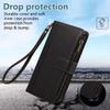 PU Leather Wallet Flip Case for Samsung Galaxy S20, Black view 3
