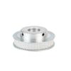 3-Mode 70T Timing Pulley, B-Shaped Bore, 8/10/12/14/15/16/17/20/25 mm, Aluminum Pulley with 3-Mode Timing Belt, 10 mm Width (14 x 5 x 2.3 mm) view 1