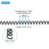 PATIKIL 8 mm (5/16 in) Plastic Spiral Binding Coils, 100 Pack, 40-Sheet Capacity, 4:1 Pitch, Black view 2