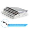 PATIKIL 8 mm (5/16 in) Plastic Spiral Binding Coils, 100 Pack, 40-Sheet Capacity, 4:1 Pitch, Black view 3