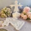 Halloween Candle Holder Silicone Mold with Scarecrow Insert view 4