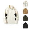 RUMAOZIA Men's Fleece Jacket with Hood and Zipper view 2