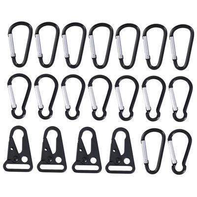 SEWOART D-Shaped Aluminum Alloy Closure Hook for Bags, Multipurpose Clasp