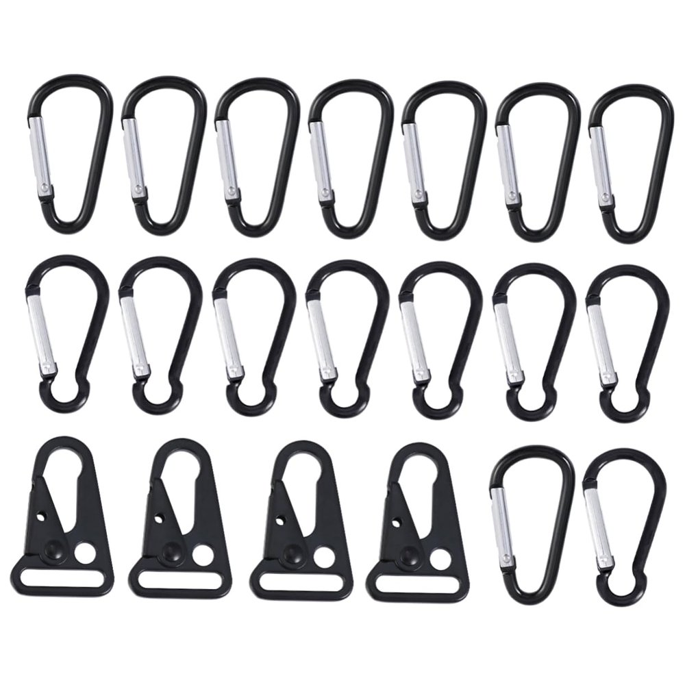 SEWOART D-Shaped Aluminum Alloy Closure Hook for Bags, Multipurpose Clasp