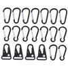 SEWOART D-Shaped Aluminum Alloy Closure Hook for Bags, Multipurpose Clasp view 1