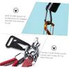 SEWOART D-Shaped Aluminum Alloy Closure Hook for Bags, Multipurpose Clasp view 3